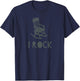 I Rock Musical Funny Women Men Cute T-Shirt - T-Shirt | Navy