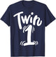 Twins Twin 1 T-Shirt - T-Shirt | Navy