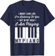 I Might Look Like I'm Listening To You Funny Piano T-Shirt - T-Shirt | Navy