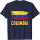 Colombia Columbian Flag Colombia T-Shirt - T-Shirt | Navy