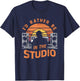 I'd Rather Be In The Studio Music Producer Film Director T-Shirt - T-Shirt | Navy