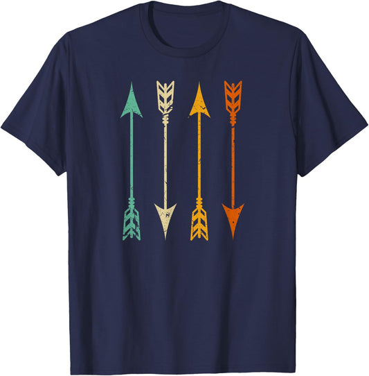 Vintage Archery Arrows for Archery Retro T-Shirt - T-Shirt | Navy