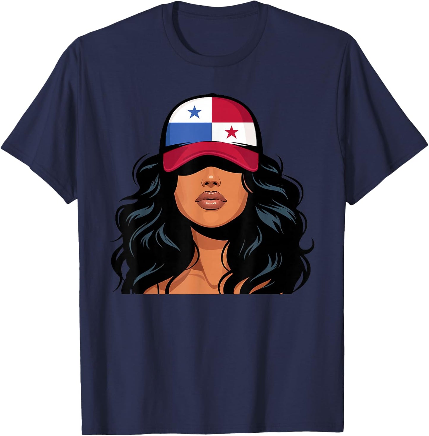 Panamanian Girls Panama Flag Proud Panameña Women T-Shirt - T-Shirt | Navy