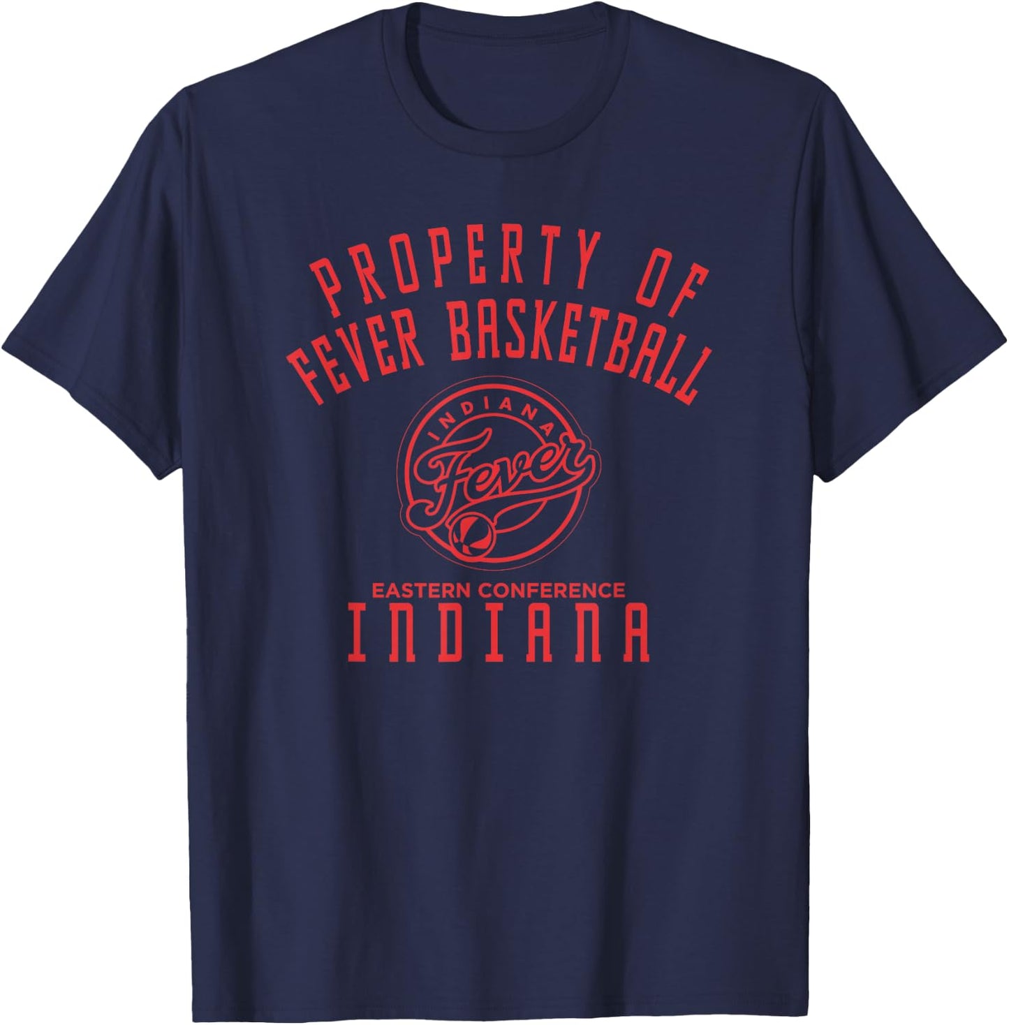 WNBA Property of Indiana Fever Licensed T-Shirt - T-Shirt | Navy