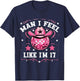 Man I Feel Like I'm 17 Western Disco 17th Birthday Cowgirl T-Shirt - T-Shirt | Navy