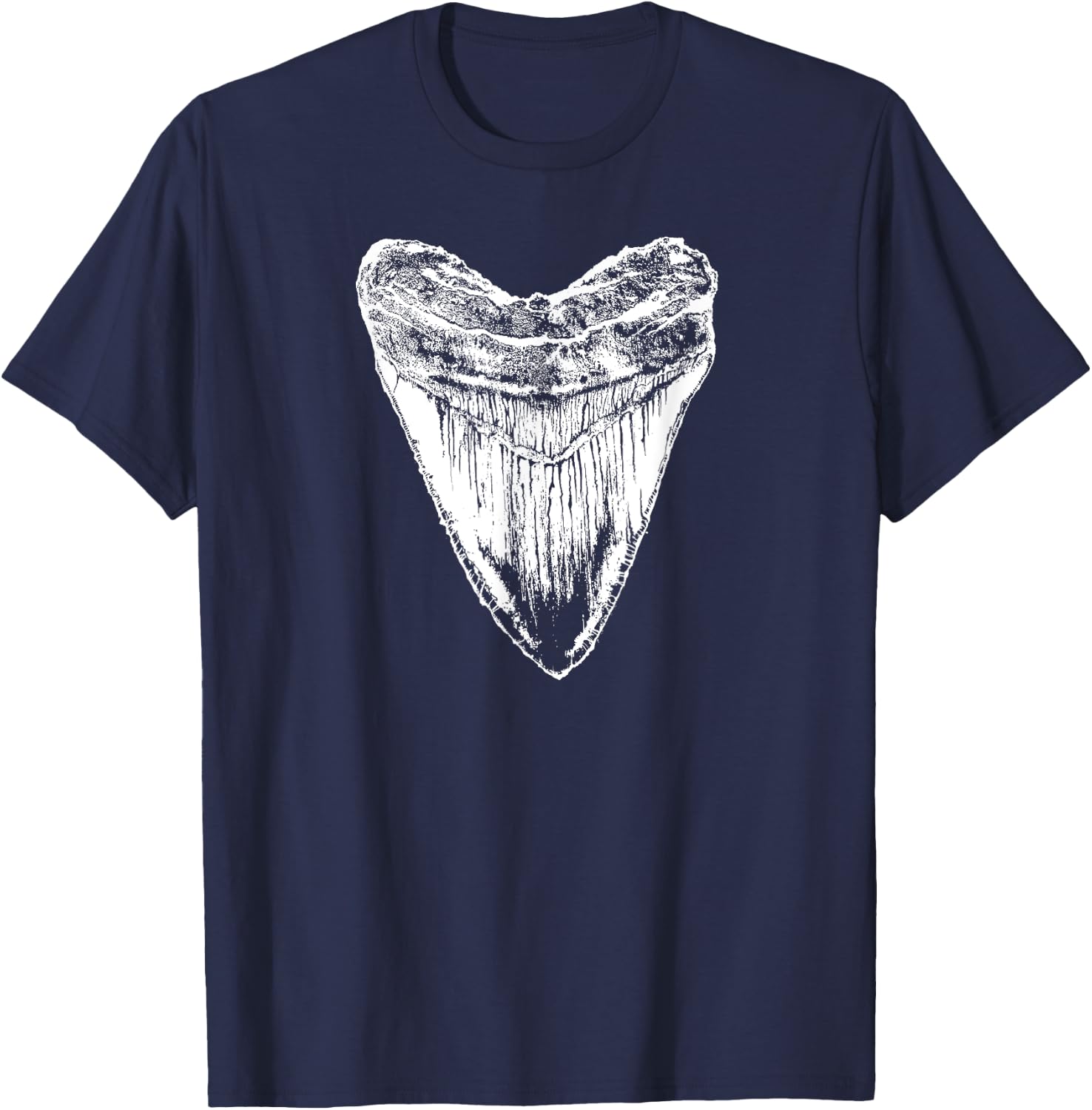 Fossil hunters Megalodon tooth T-Shirt - T-Shirt | Navy
