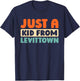 Retro Just A Kid From New York Levittown - American Us City T-Shirt - T-Shirt | Navy