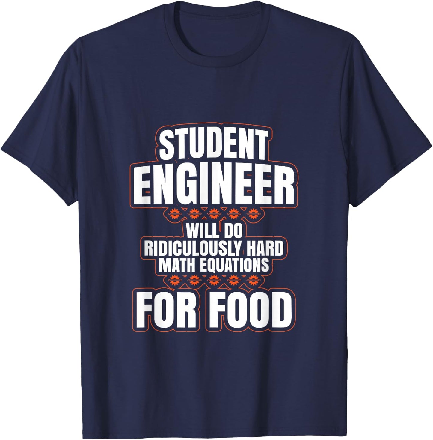 Funny Engineer Gifts Engineering College Student Gift Ideas Small T-Shirt - T-Shirt | Navy