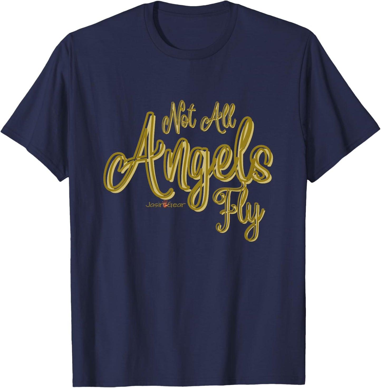 Not all Angels Fly T-Shirt - T-Shirt | Navy