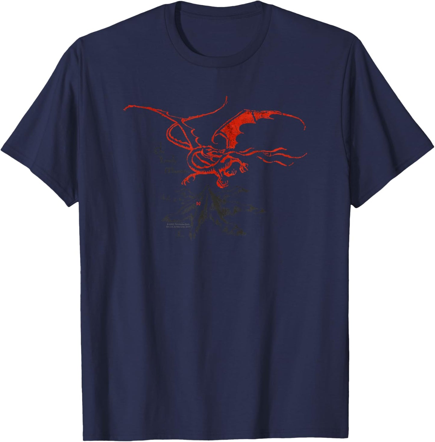 The Hobbit Smaug T-Shirt - T-Shirt | Navy