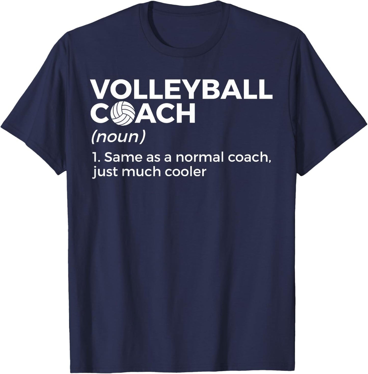 Funny Volleyball Coach Definition T-Shirt - T-Shirt | Navy