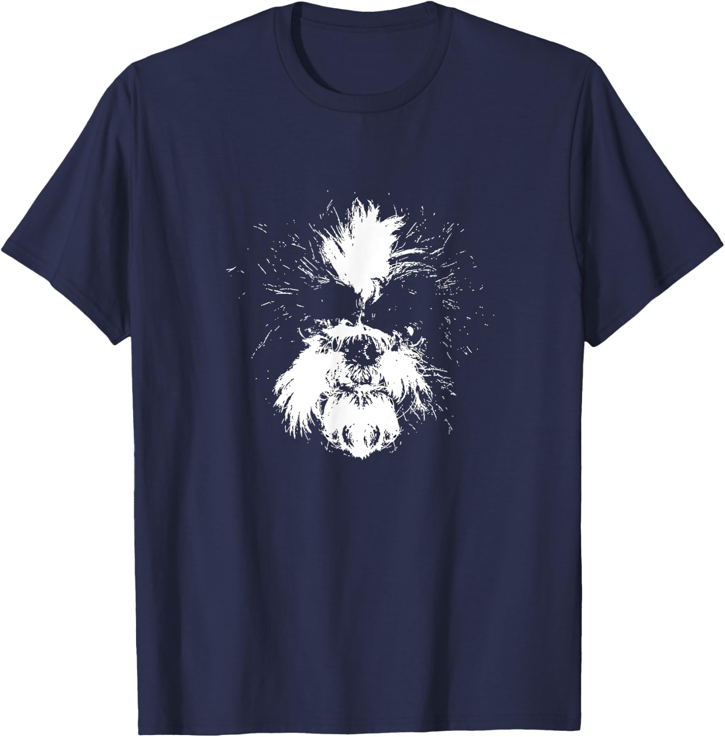 Shih Tzu Little Lion Sketch Asian Toy Dog Breed Shih Tzus T-Shirt - T-Shirt | Navy