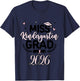 Kids Miss Kindergarten Grad 2026 Graduation 2026 T-Shirt - T-Shirt | Navy