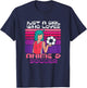 Girl Who Loves Anime Soccer Football Japaese Manga Otaku T-Shirt - T-Shirt | Navy