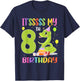 It's My 8th Birthday Snake 8 Years Old Birthday T-Shirt - T-Shirt | Navy
