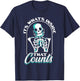 The inside counts - Funny Radiology Technician X-ray T-Shirt - T-Shirt | Navy