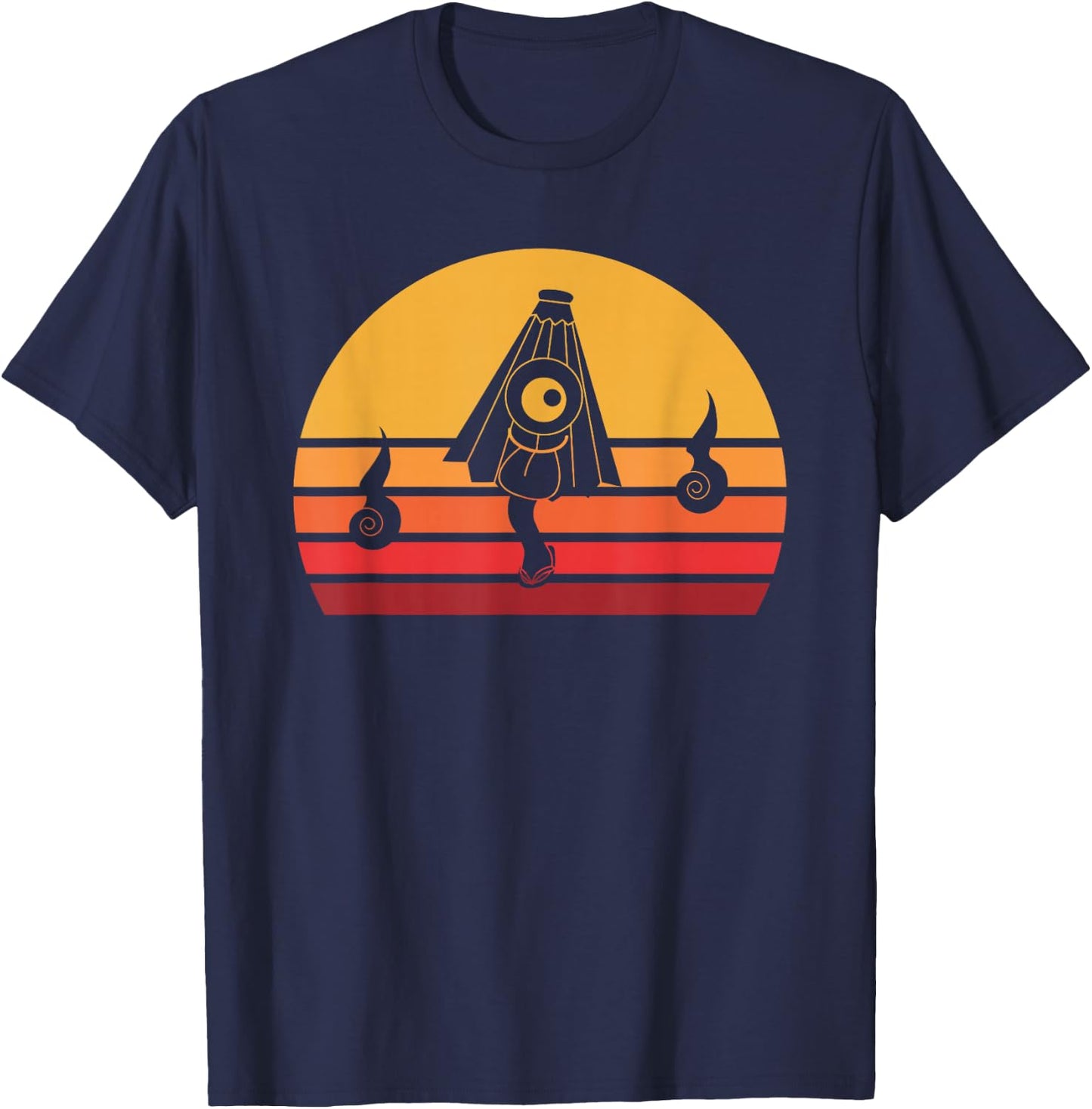 Yokai Umbrella Karakasa Japanese Ghost T-Shirt - T-Shirt | Navy