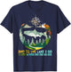 And To The Lake I Go To Lose My Mind Camping Fish T-Shirt - T-Shirt | Navy