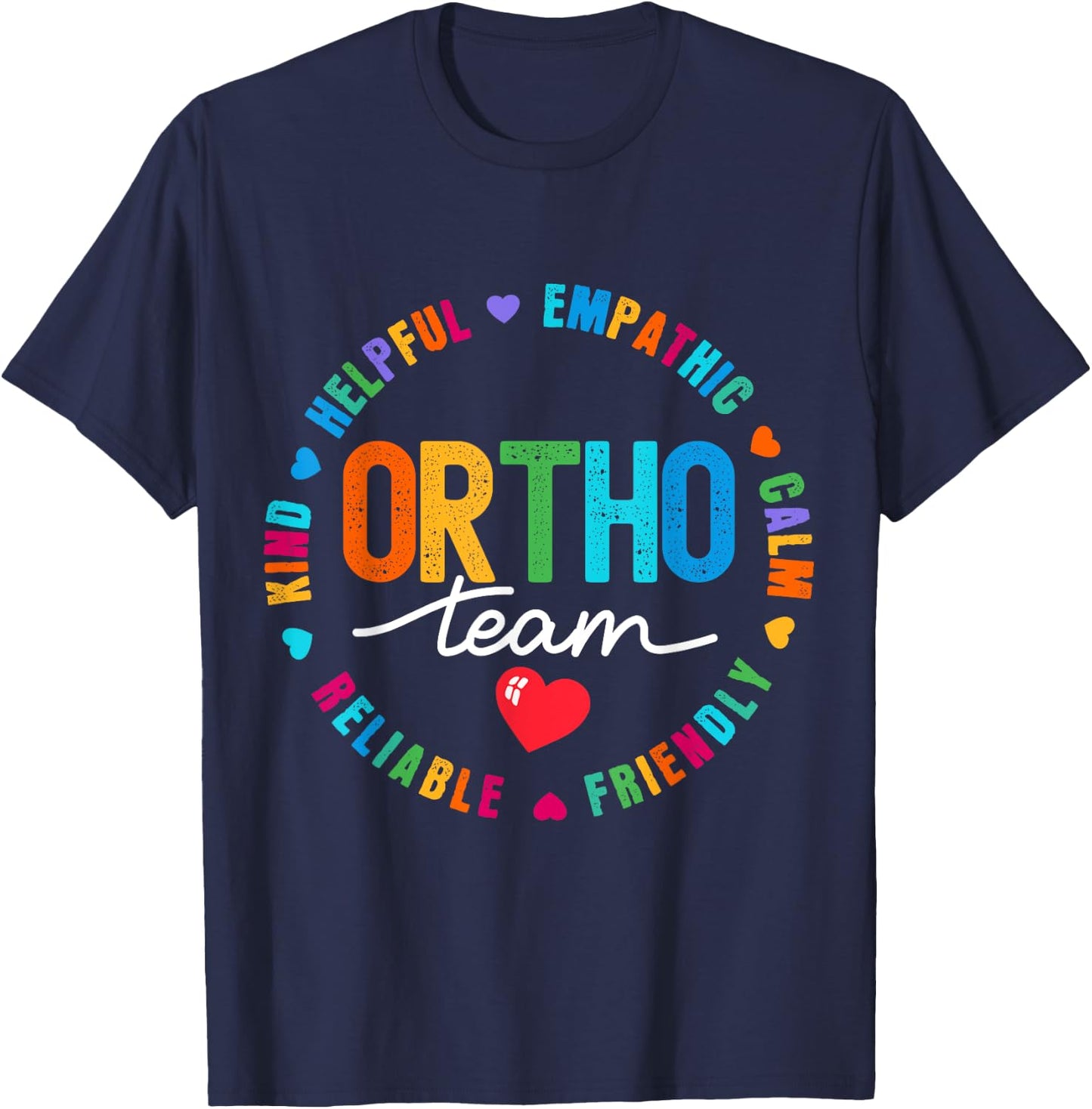Cute Ortho Team Orthopedics Nurse Doctor Assistant T-Shirt - T-Shirt | Navy