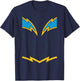 Justice League Black Lightning Uniform Halloween Costume T-Shirt - T-Shirt | Navy