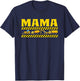 Mama Birthday Construction Party Matching T-Shirt - T-Shirt | Navy