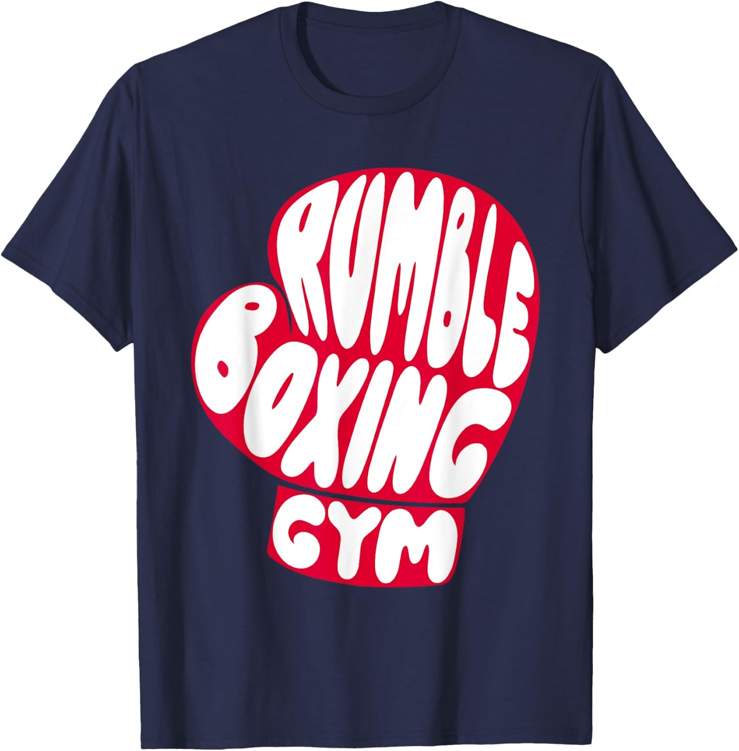 Vintage Boxing Gloves Rumbe Boxing Gym T-Shirt - T-Shirt | Navy