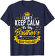 I Can't Keep Calm It's My Brother's Birthday T-Shirt - T-Shirt | Navy