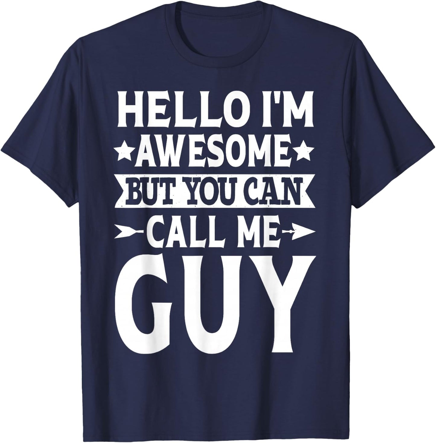 Guy Surname Call Me Guy Family Team Last Name Guy T-Shirt - T-Shirt | Navy