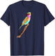 Lilac-breasted Roller Artwork for Bird Watchers T-Shirt - T-Shirt | Navy