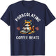 Groovy Cat Beats Coffee DJ Vibes Perfect Gifts Music Lovers Women Kids T-Shirt - T-Shirt | Navy