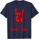 Heavy Metal Clothing Death Metal Hard Rock 'n' Roll T-Shirt - T-Shirt | Navy