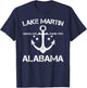 LAKE MARTIN ALABAMA Funny Fishing Camping Summer Gift Women Kids T-Shirt - T-Shirt | Navy