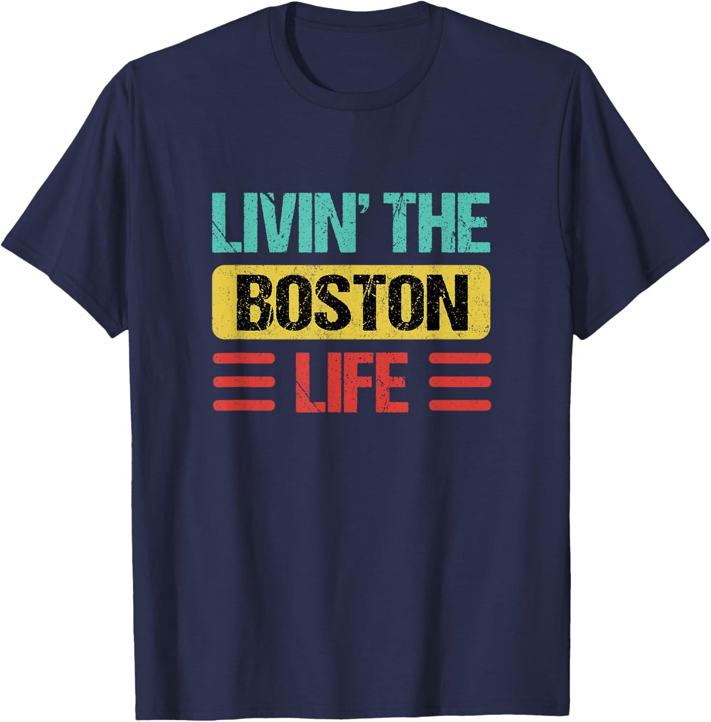 Boston T-Shirt - T-Shirt | Navy