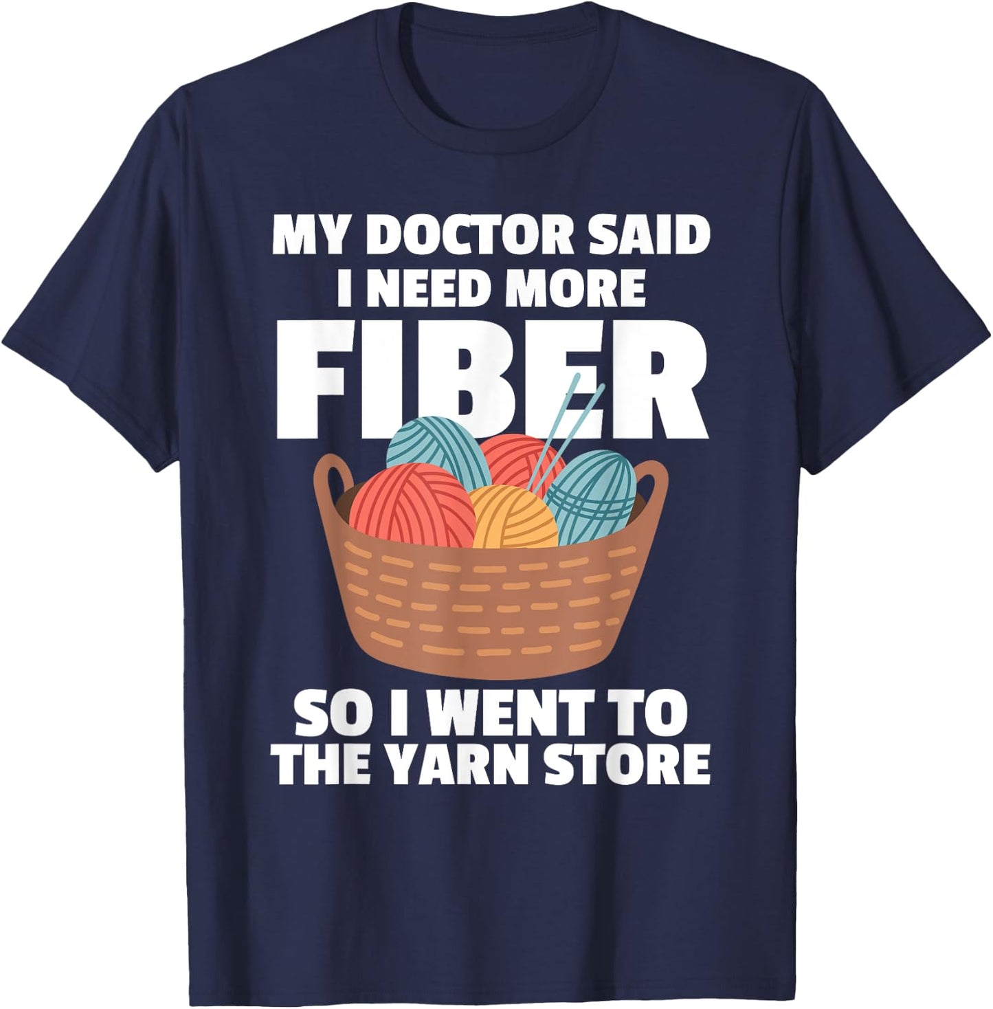 Funny Crocheting Mom Knitting Yarn Crochet Lovers T-Shirt - T-Shirt | Navy