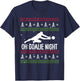 Christmas Soccer Player Xmas Day Goalkeeper Santa Claus T-Shirt - T-Shirt | Navy