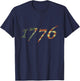 1776 Declaration of Independence US Flag T-Shirt - T-Shirt | Navy