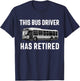 Public Bus Driver Bus Operator Transit Shuttle Bus Men Women T-Shirt - T-Shirt | Navy