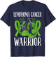 Lymphoma Cancer Awareness Month Warrior Ribbon Boxing Gloves T-Shirt - T-Shirt | Navy