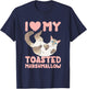 Flame Point Siamese Cat I Love My Toasted Marshmallow T-Shirt - T-Shirt | Navy