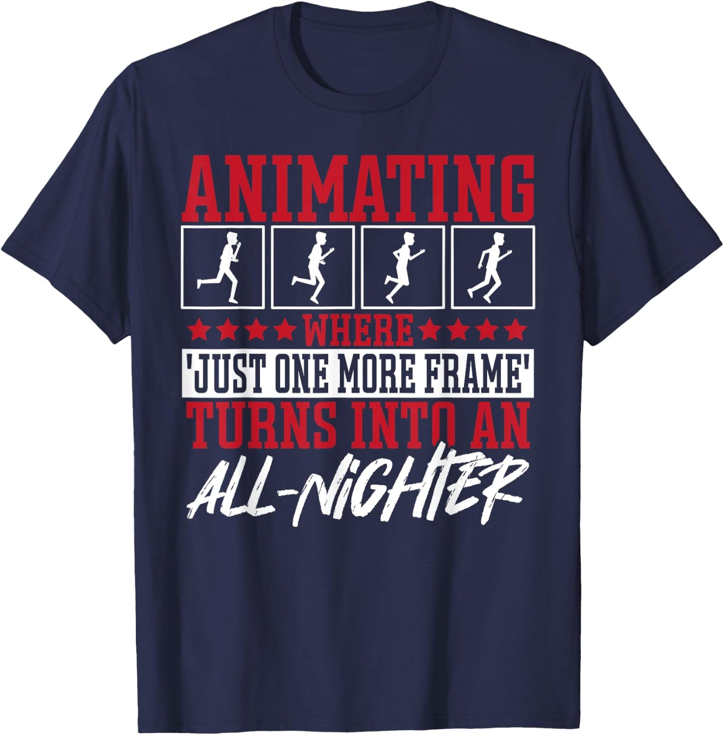 Animation Cartoon Artist 3D Modeling 3D Animation Fan T-Shirt - T-Shirt | Navy