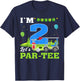 I'm 2 Let's Par- Birthday Golf 2nd Party Sport Kids T-Shirt - T-Shirt | Navy