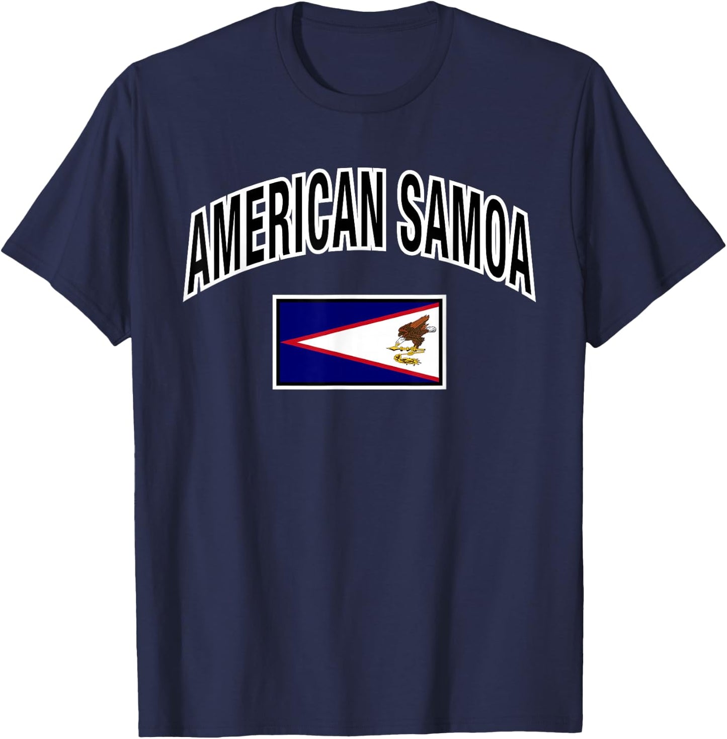 American Samoa Flag Proud American Samoan T-Shirt - T-Shirt | Navy