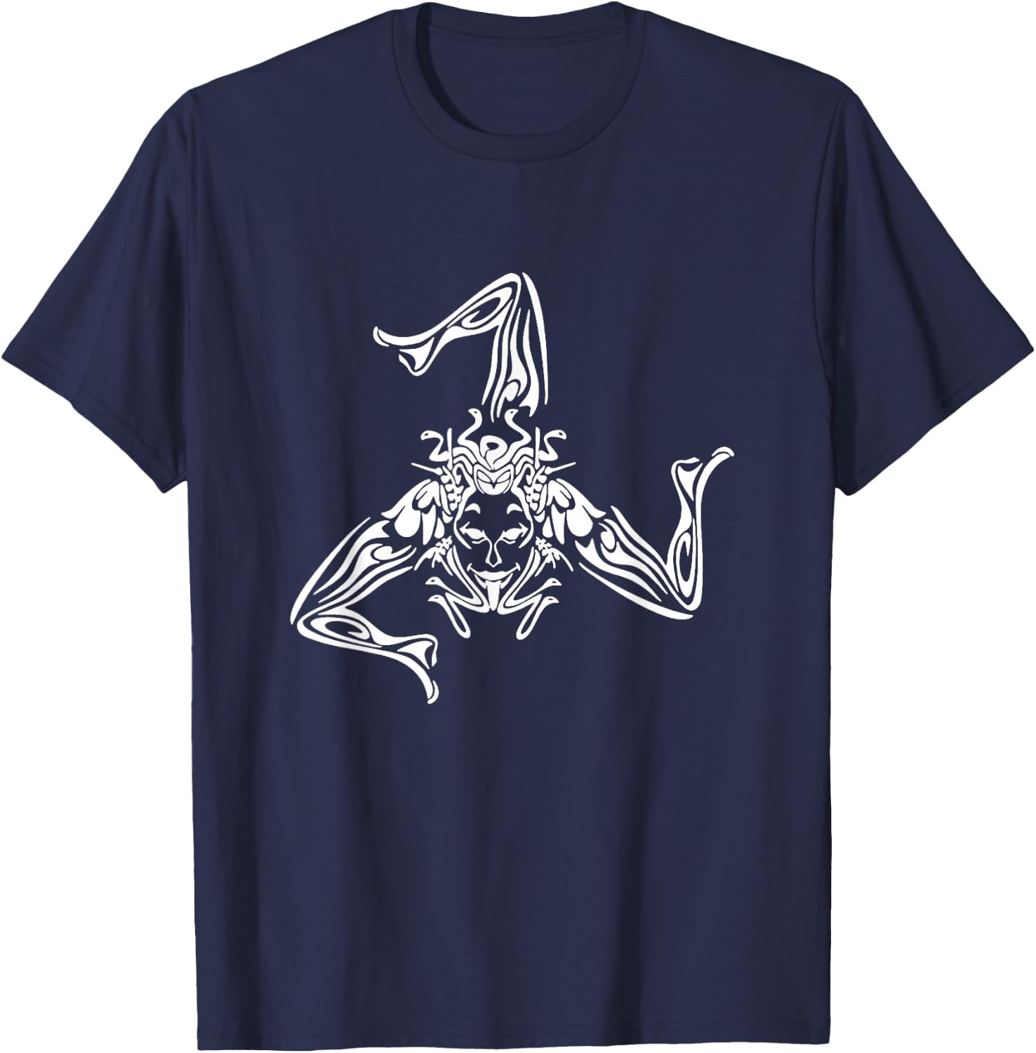 Sicilia Flag Sicily Palermo Italy T-Shirt - T-Shirt | Navy