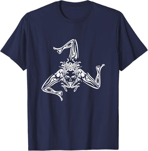 Sicilia Flag Sicily Palermo Italy T-Shirt - T-Shirt | Navy