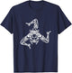 Sicilia Flag Sicily Palermo Italy T-Shirt - T-Shirt | Navy