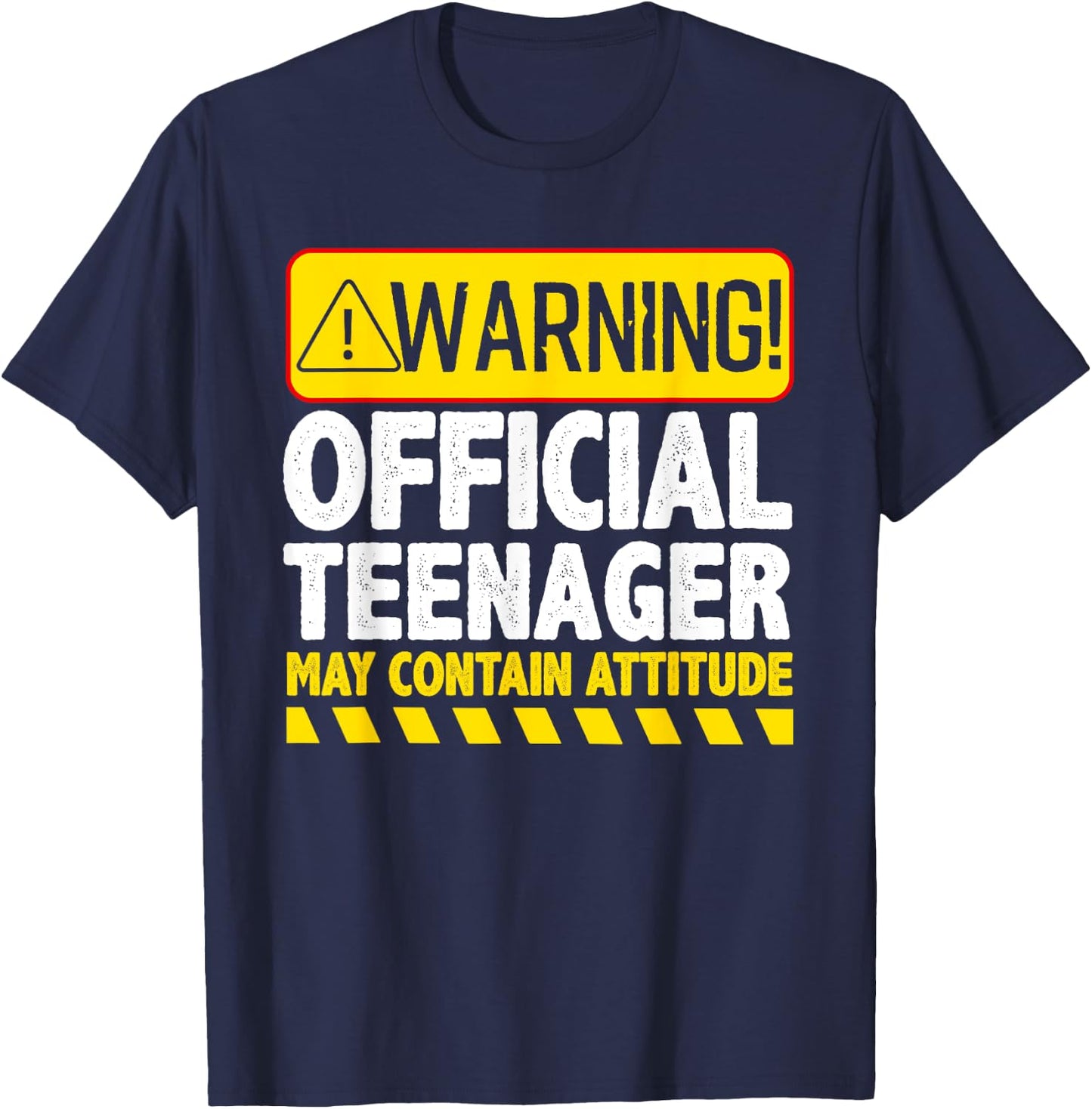 Official Teenager Art For Boys Girls Teen 13 Year Old B-Day T-Shirt - T-Shirt | Navy