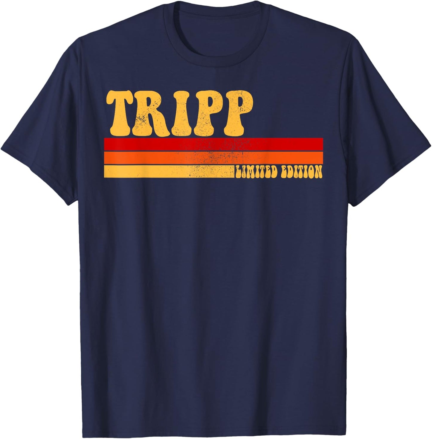 TRIPP Name Personalized Idea Men Retro Vintage TRIPP T-Shirt - T-Shirt | Navy