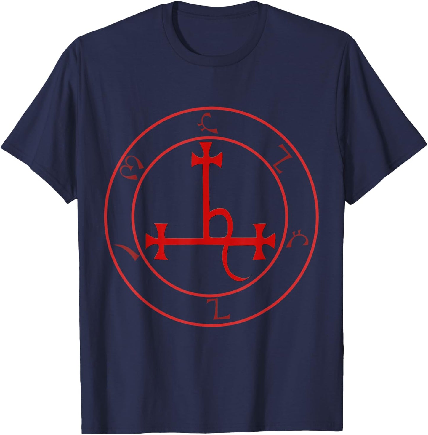 Lilith Sigil Enochian Writing Magick Demon Occult T-Shirt - T-Shirt | Navy