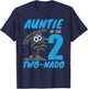 Auntie of The Two-Nado Storm TorNado 2nd Two Birthday Boy T-Shirt - T-Shirt | Navy