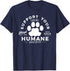 Vintage Support Your Local Humane Society - Men Women T-Shirt - T-Shirt | Navy